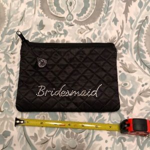 Bridesmaid Bling quilted clutch